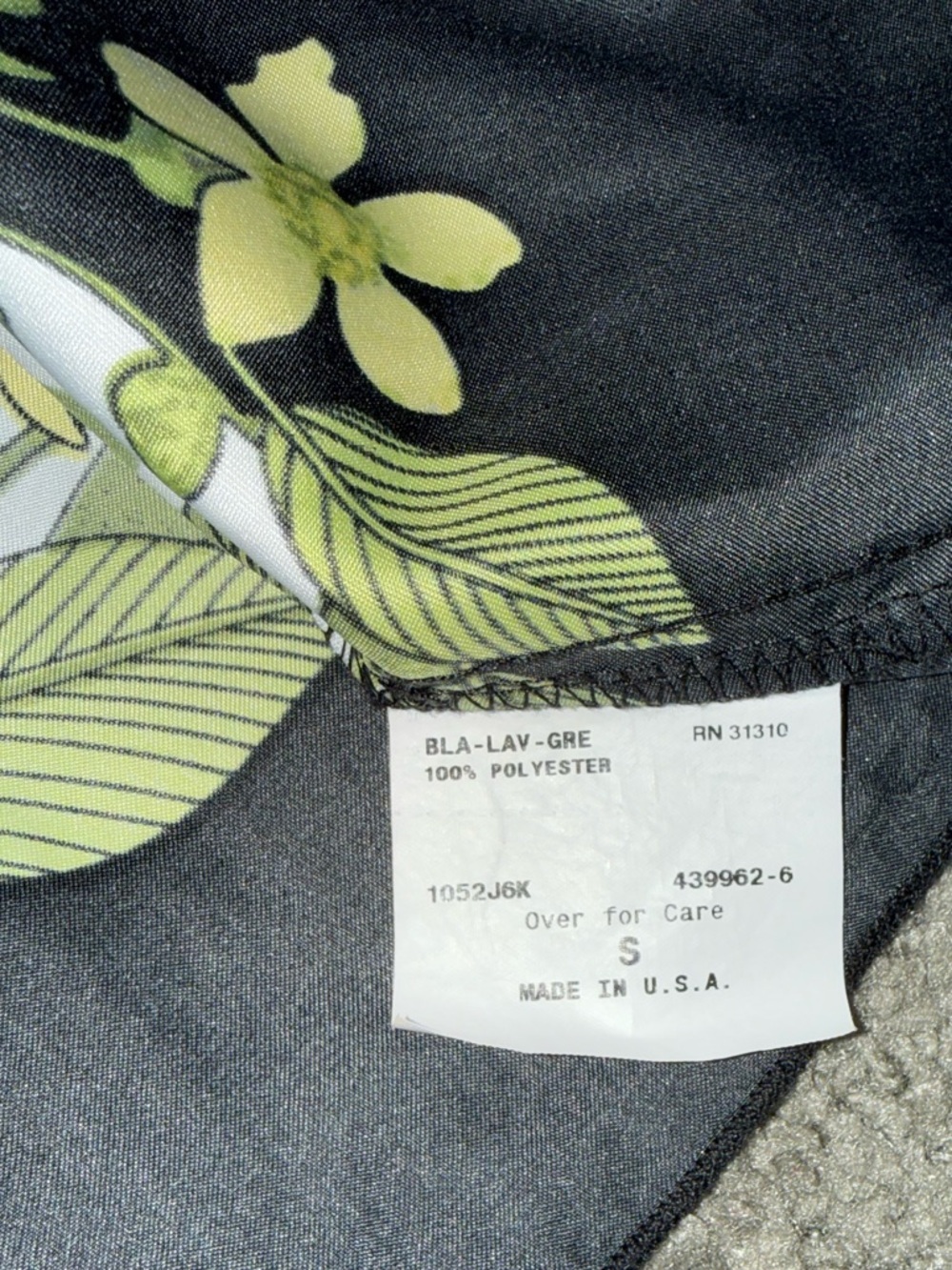 IZ Byer Floral Top - Picture 3 of 4